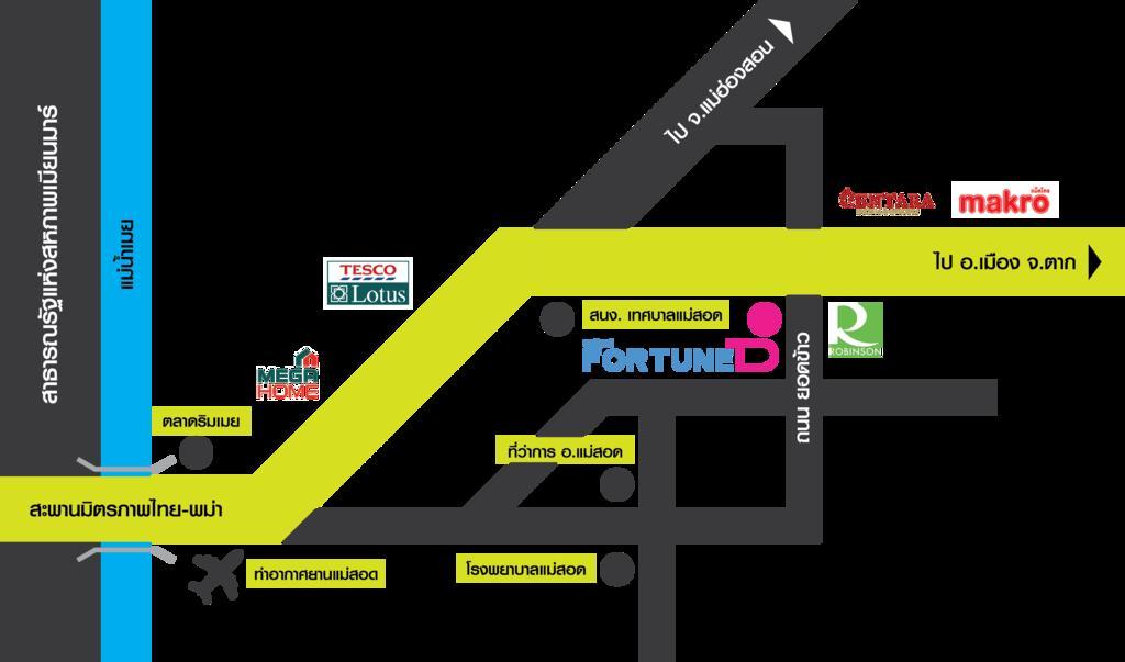 Fortune D Hotel Maesot Meszot Kültér fotó